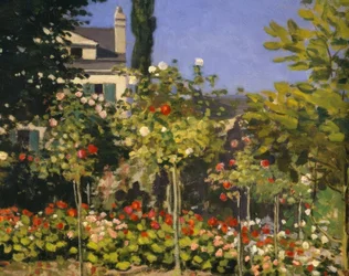 Jardin en fleurs